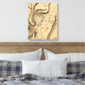 Schlacht bei Chickamauga - Panoramabalkarte Zivile Leinwanddruck (Insitu (Schlafzimmer))