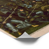 Schlacht bei Chickamauga Poster (Ecke)