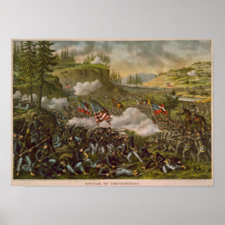 Schlacht bei Chickamauga Poster