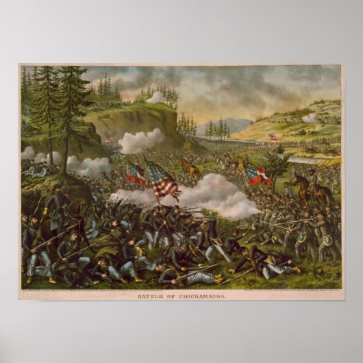 Schlacht bei Chickamauga Poster (Vorne)