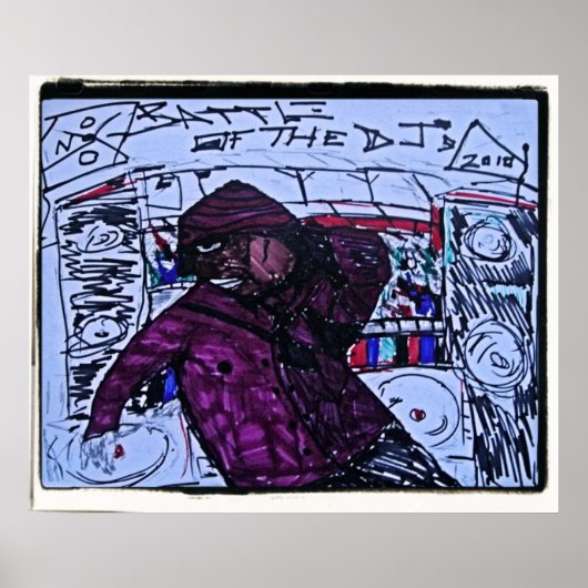 Schlacht bei den Djs Poster (Vorne)