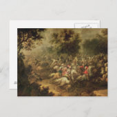 Schlacht bei den Kavalleriern Postkarte (Vorne/Hinten)