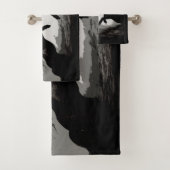 Schlacht bei den Pferden - Pferde Kunst Badhandtuch Set (Insitu)