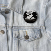 Schlacht bei den Pferden - Pferde Kunst Button (Beispiel)