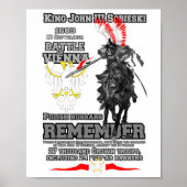 Schlacht bei den polnischen Hussars in Wien Poster (Vorne)
