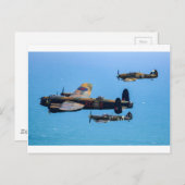 Schlacht bei der britischen Gedenkfliege Postkarte (Vorne/Hinten)