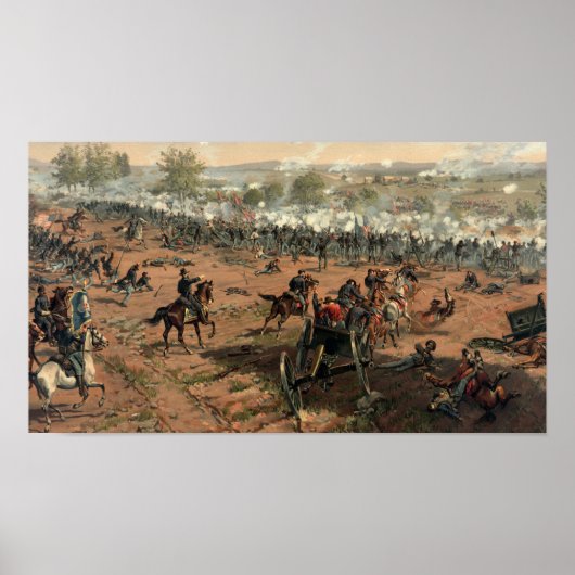 Schlacht bei Gettysburg Poster (Vorne)