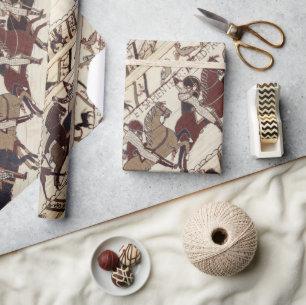 Schlacht bei Hastings - Ritter Normanns Geschenkpapier