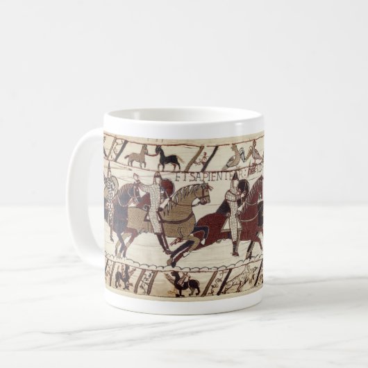 Schlacht bei Hastings - Ritter Normanns Kaffeetasse (Vorderseite Links)