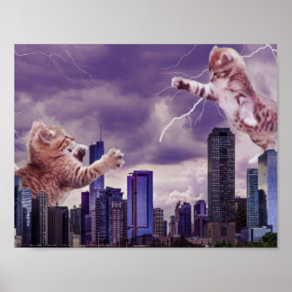 Schlacht bei Katzen Poster