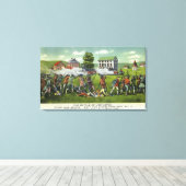 Schlacht bei Lexington Scene Leinwanddruck (Insitu (Holzboden))