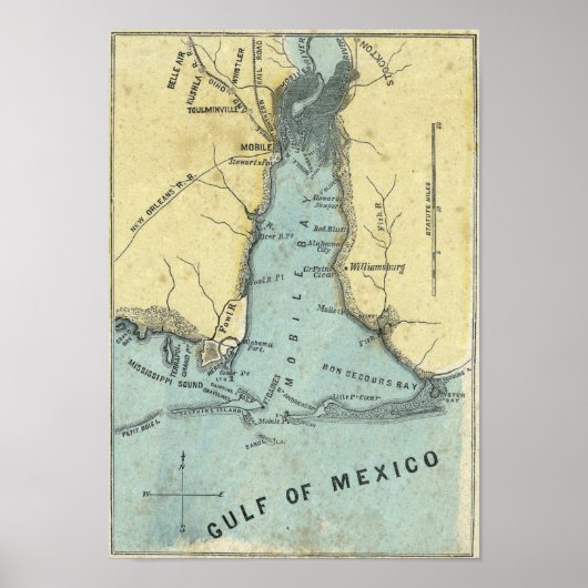 Schlacht bei Mobile Bay Poster (Vorne)