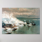 Schlacht bei Mobile Bay — Ziviler Krieg Poster (Vorne)