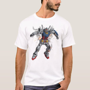 Schlacht beschädigtes Gundam T-Shirt