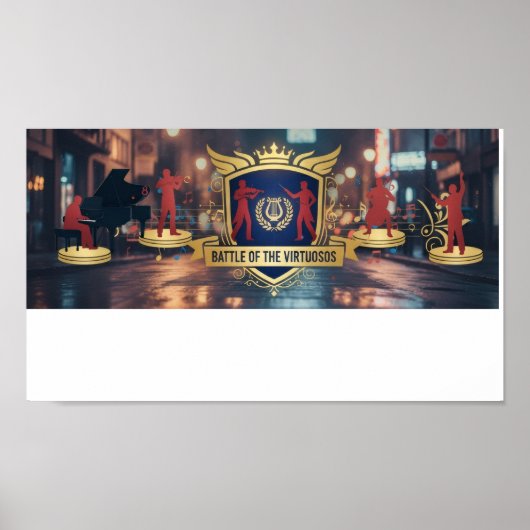 Schlacht Der Virtuosen Poster (Vorne)