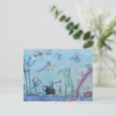 Schlacht, die nicht gewonnen werden kann postkarte (Stehend Vorderseite)