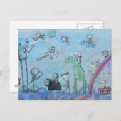 Schlacht, die nicht gewonnen werden kann postkarte (Vorne/Hinten)