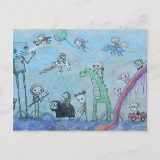 Schlacht, die nicht gewonnen werden kann postkarte