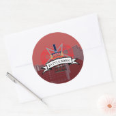 Schlacht gegen Geborene Satanisten - nördliche Nev Runder Aufkleber (Umschlag)