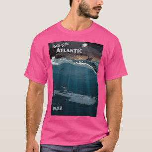 Schlacht im Atlantik 1942 - U-Boot-Reise Pos T-Shirt