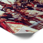 Schlacht im Guilford Court House Poster (Ecke)