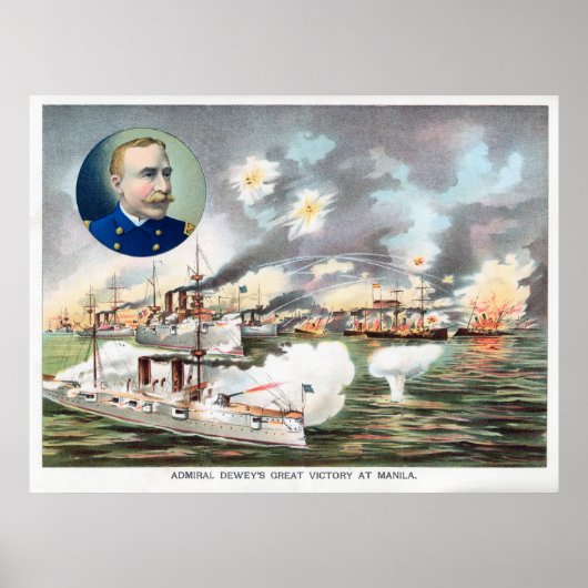 Schlacht in der Bucht von Manila Poster (Vorne)