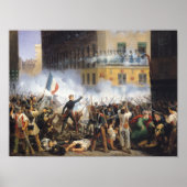 Schlacht in der Rue de Rohan, 28. Juli 1830, 1831 Poster (Vorne)
