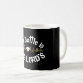Schlacht ist das KJV-Schriftzeichen des Herrn Kaffeetasse (VorderseiteRechts)