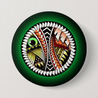 Schlacht-Tätowierungszeichnung Button