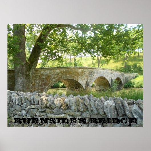 Schlacht um Antietam: Burnside's Bridge Foto Poste Poster (Vorne)