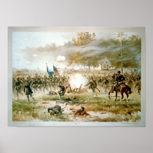 Schlacht um Antietam Poster (Vorne)