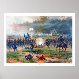 Schlacht um Antietam Thure de Thulstrup 1887 Wiede Poster