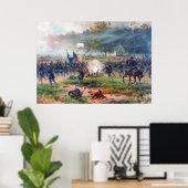 Schlacht um Antietam Thure de Thulstrup 1887 Wiede Poster (Heimbüro)