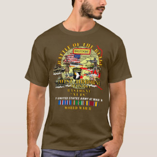 Schlacht um Bulge w Map EUR SVC V1 T-Shirt