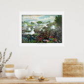 Schlacht um Bullen — Ziviler Krieg Poster (Küche)