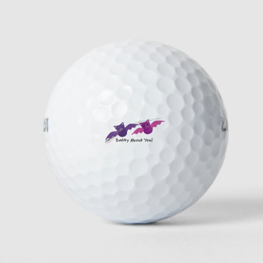 Schlacht um deine Fledermäuse Golfball (Vorderseite)