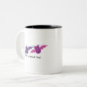 Schlacht um deine Fledermäuse Zweifarbige Tasse (Vorderseite Links)