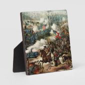 Schlacht um den Pea Ridge Fotoplatte (Vorderseite)