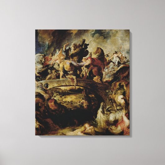 Schlacht um die Amazonas und Griechen, c.1617 Leinwanddruck (Vorderseite)