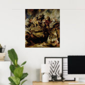 Schlacht um die Amazonas und Griechen, c.1617 Poster (Heimbüro)