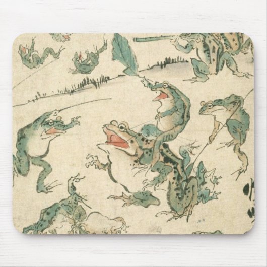 Schlacht um die Frösche - Kawanabe Kyosai Mousepad (Vorne)