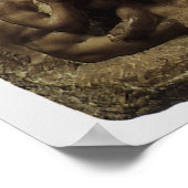 Schlacht um die Lapiths und die Jahrhunderte von M Poster (Ecke)