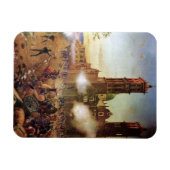 Schlacht um die mexikanische Geschichte Puebla Magnet (Horizontal)