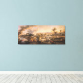 Schlacht um die Pyramiden, 21. Juli 1798, 1806 Leinwanddruck (Insitu (Holzboden))