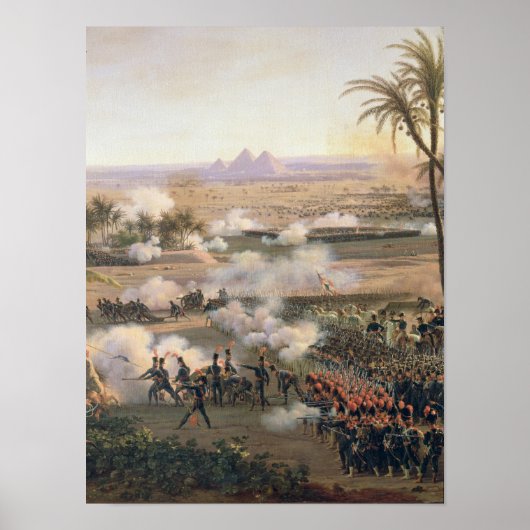 Schlacht um die Pyramiden, 21. Juli 1798, 1806 Poster (Vorne)