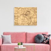 Schlacht um die Wildnis - Panoramablick aus dem Zi Leinwanddruck (Insitu (Wohnzimmer))