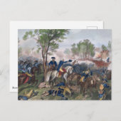 Schlacht um Eutaw Springs Postkarte (Vorne/Hinten)