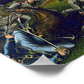 Schlacht um Fünf Gabel Kurz & Allison Lithograph Poster (Ecke)