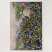 Schlacht um Fünf Gabel Kurz & Allison Lithograph Puzzle (Vertikal)