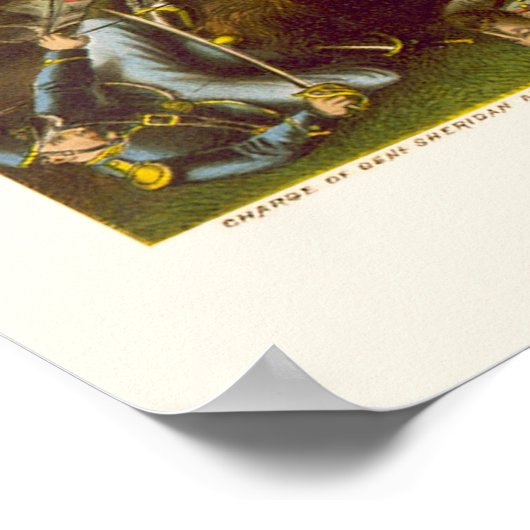 Schlacht um fünf Gabeln, VA 1865 Poster (Ecke)